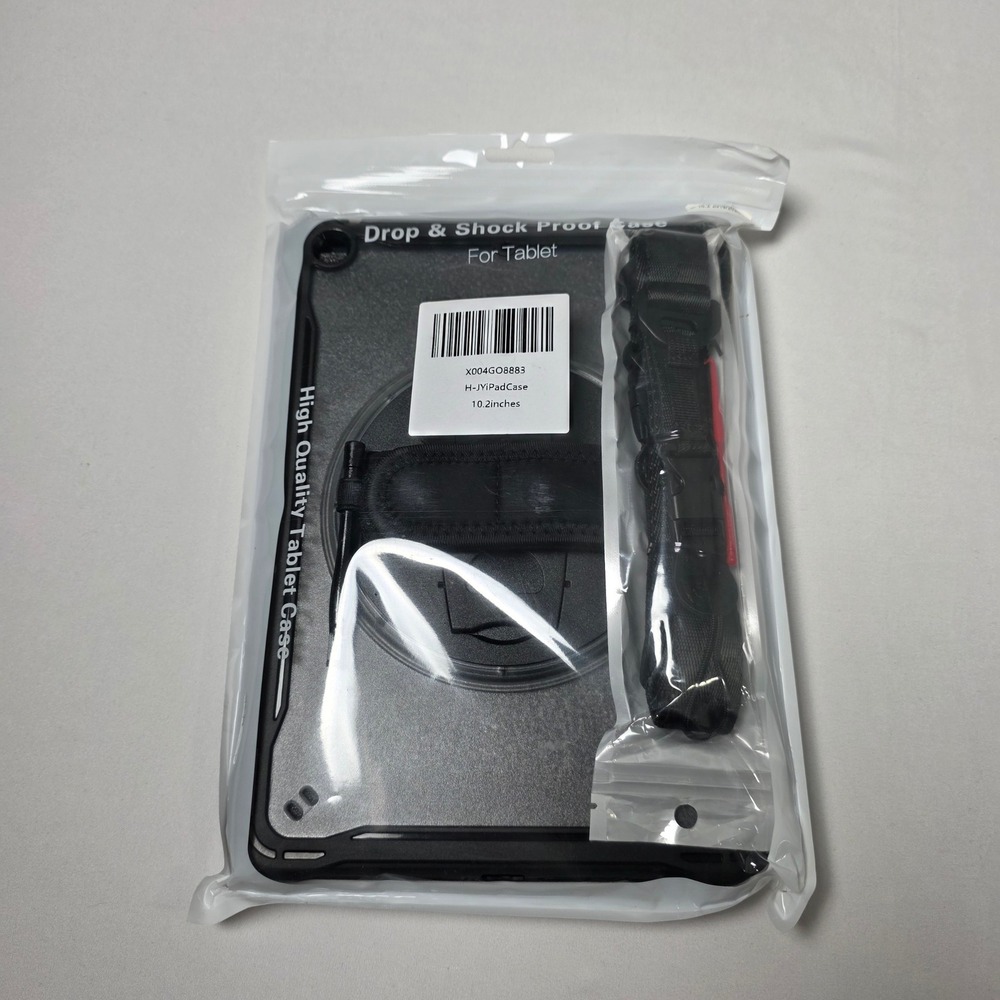 For iPad 10.2 9th 8th 7th Gen 2021 Case Shockproof Rugged Stand With Strap Cover